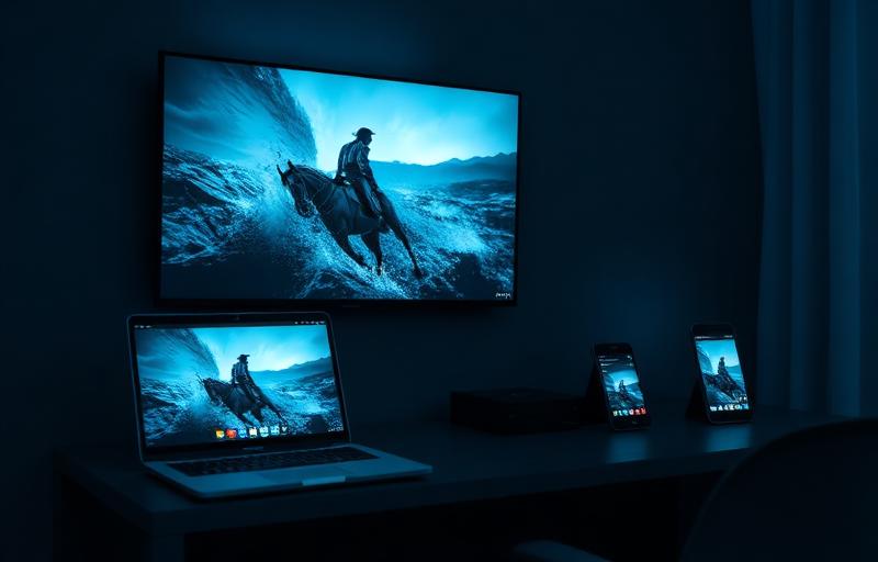 Connected streaming devices showing an IPTV setup environment for Firestick users