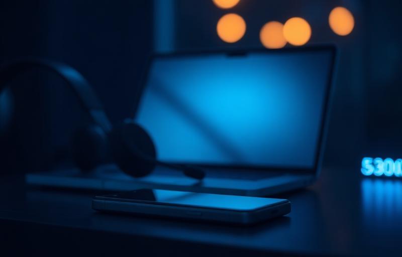 Premium entertainment setup representing a switch from Sky to IPTV